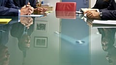 File photo of a meeting in Brussels