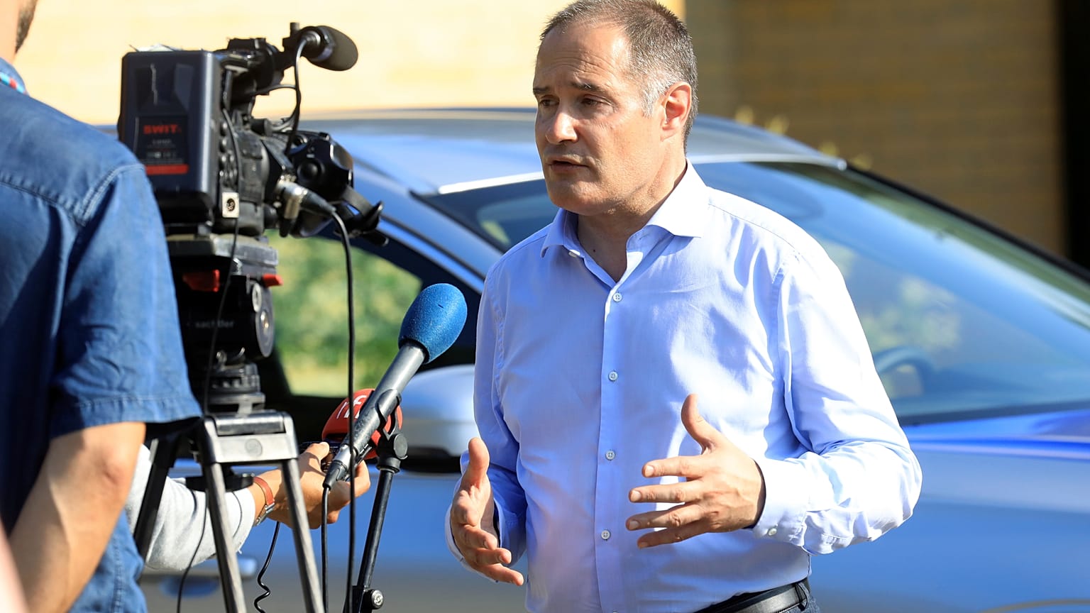 Fabrice Leggeri a litvániai Druskininkai településen 2021. július 19-én