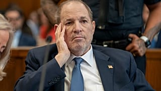 Harvey Weinstein a manhattani bíróságon 2024. május elsején