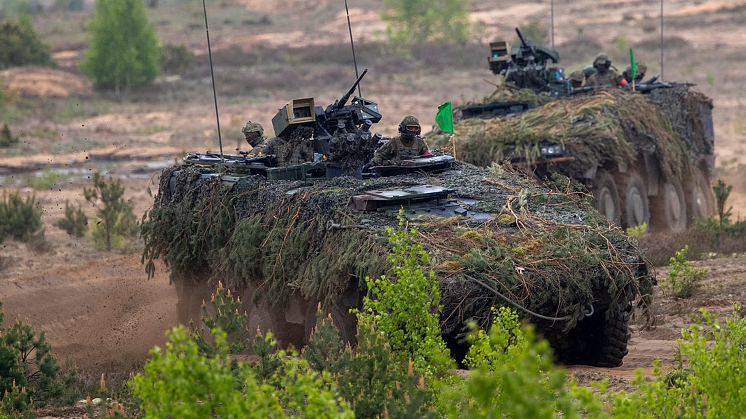 Литовско-немецкие военные учения Grand Quadriga 2024 близ Вильнюса