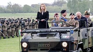 Giorgia Meloni beim Jubiläum der italienischen Streitkräfte, 3. Mai 2024 