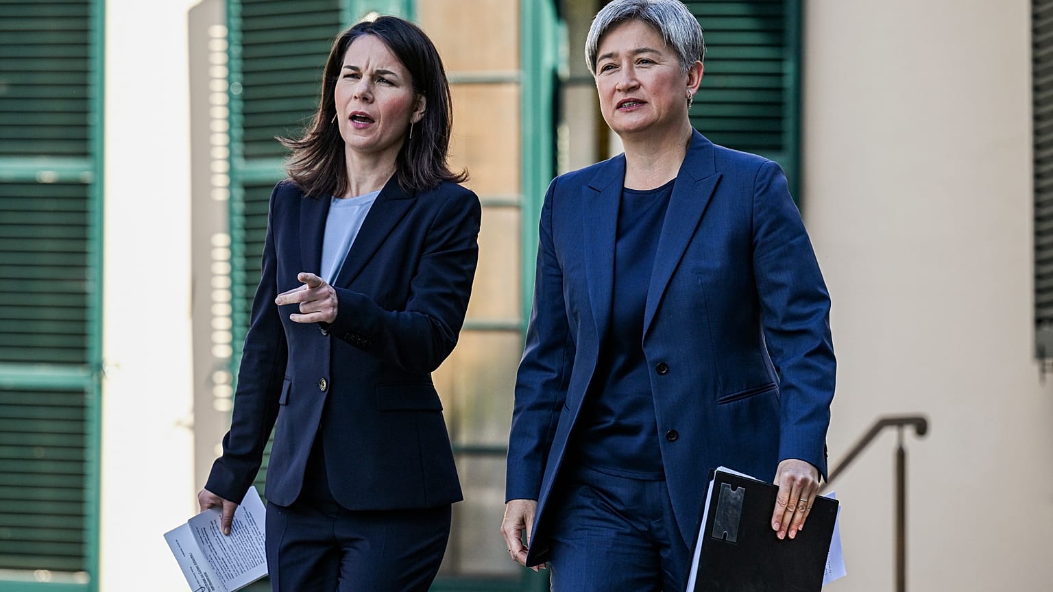Annalena Baerbock e Penny Wong