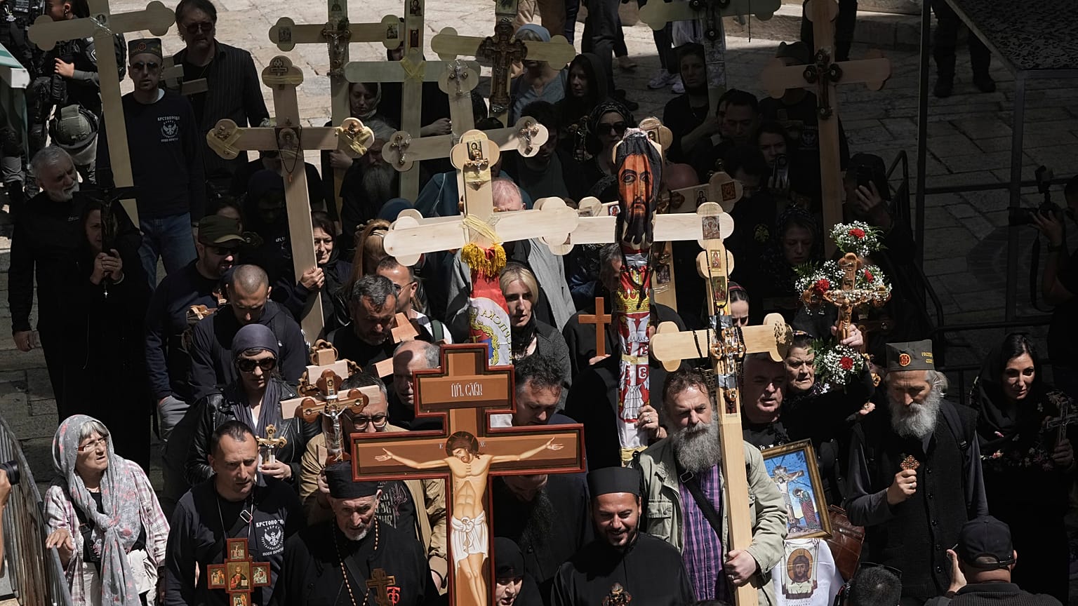 Μεγάλη Παρασκευή για τους Ορθοδόξους στα Ιεροσόλυμα