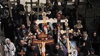 Μεγάλη Παρασκευή για τους Ορθοδόξους στα Ιεροσόλυμα