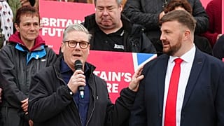 İşçi Partisi lideri Keir Starmer Güney Blackpool milletvekili seçilen Chris Webb'in başarısını kutlarken bir konuşma yaptı