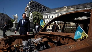Der britische Außenminister David Cameron in Kiew, 2. Mai 2024
