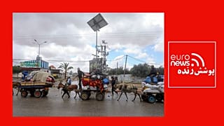 بحران انسانی در غزه  و کوچ آوارگان از شرق رفح در پی هشدار حمله ارتش اسرائیل