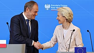 Donald Tuks and Ursula von der Leyen belong to the same political family, the centre-right European People's Party (EPP),