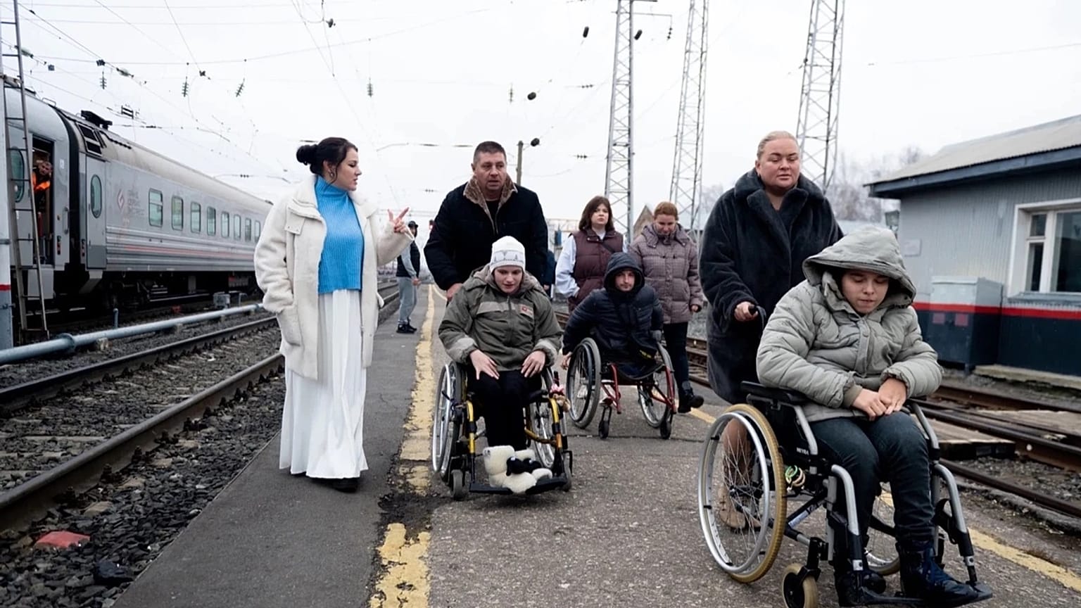 Maria Lvova-Belova húga, Szofia ukrán mozgássérültekkel