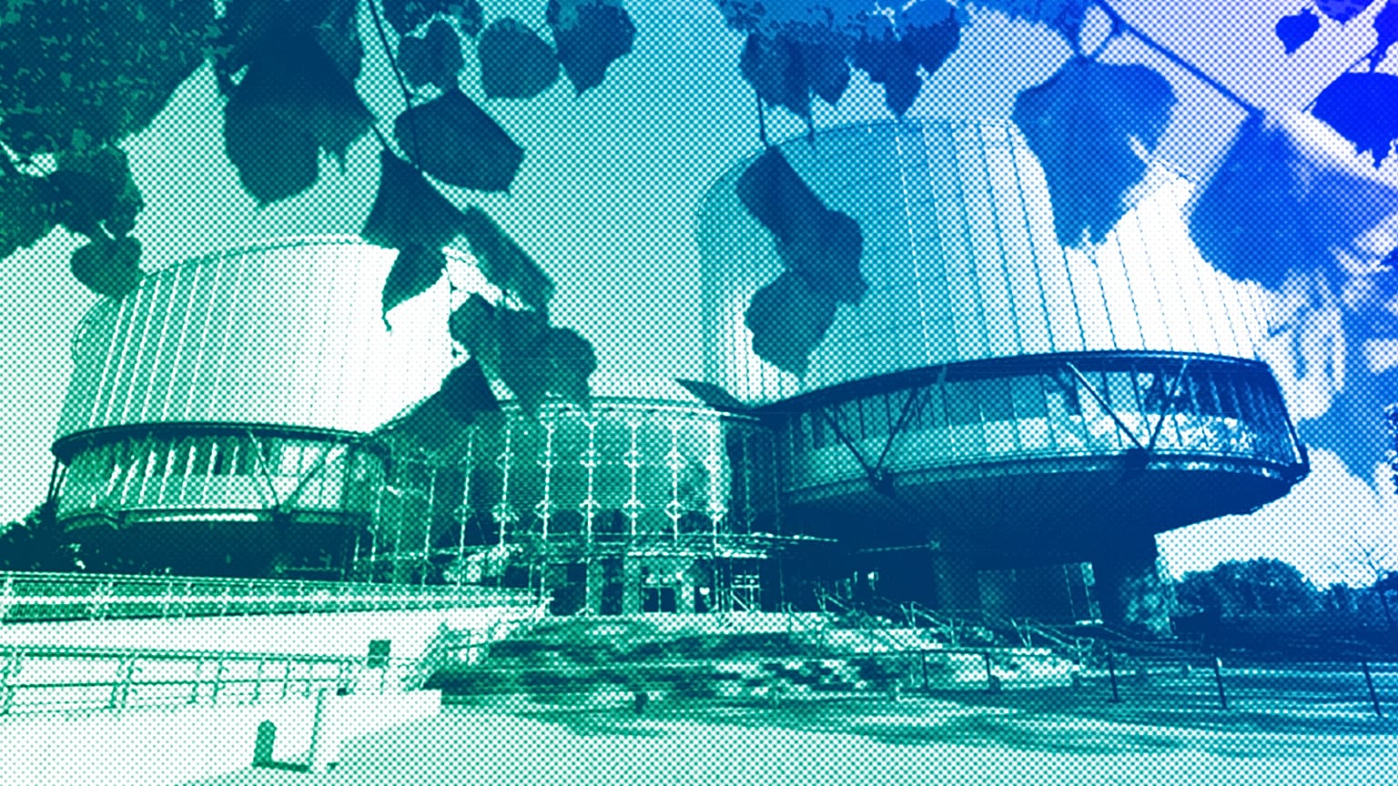 View of the European Court of Human Rights in Strasbourg, September 2023