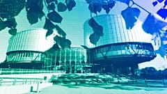 View of the European Court of Human Rights in Strasbourg, September 2023