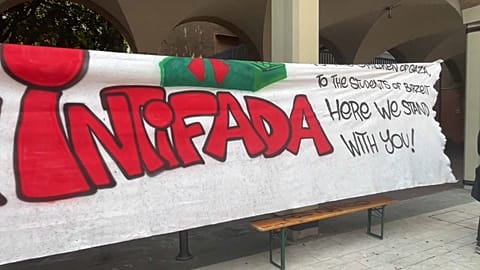 Международная волна протестов антиизраильских студентов охватила докатилась до Италии.