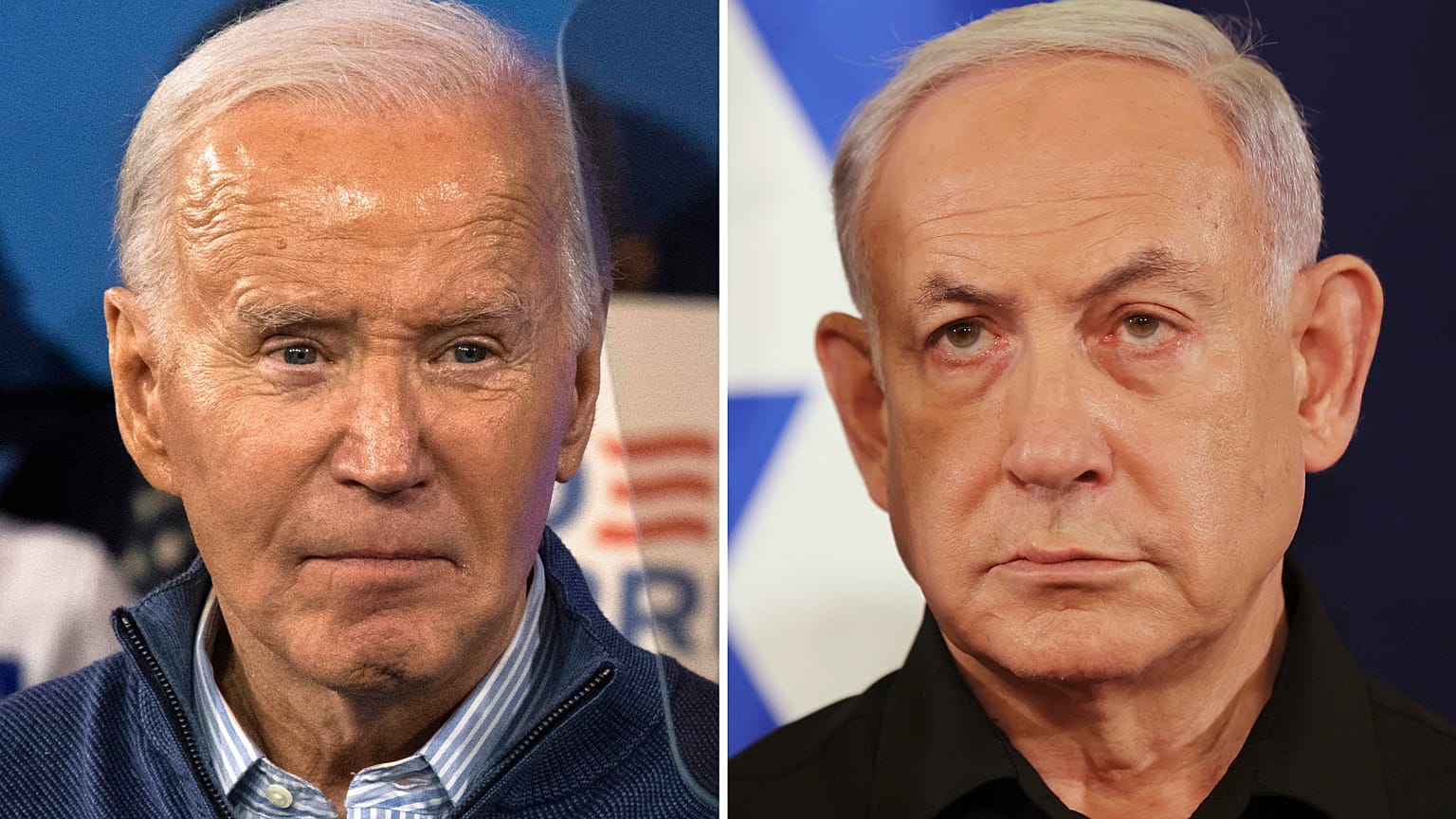 US President Joe Biden and Israeli Prime Minister Benjamin Netanyahu