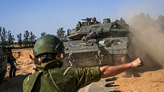 Maniobras militares en la Franja de Gaza.