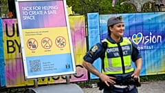Während des Eurovision Song Contests sind über 1000 Polizisten in Malmö im Einsatz.
