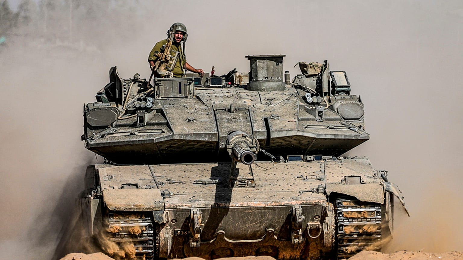 Israelische Truppen im Süden von Gaza