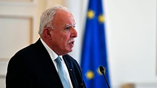 Der palästinensische Außenminister Riyad al-Maliki