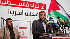 Osama Hamdan, un dirigeant du Hamas à Beyrouth le 7 mai 