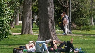 Besonders auffällig war das Aprilwetter in Europa.