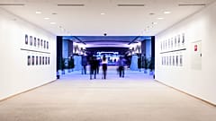 Stockshot of the European Parliament in Brussels