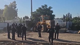 إزالة المنازل في أم بطين بصحراء النقب