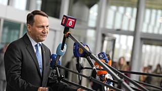 Radoslaw Sikorski lengyel külügyminiszter Brüsszelben
