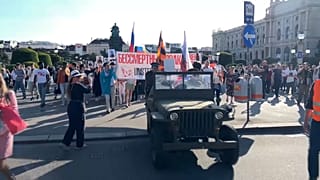 Russische Siegesparade in Wien