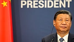 El presidente de China, Xi Jinping, durante una rueda de prensa en Belgrado (Serbia) el miércoles.