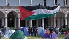 Παλαιστινιακή σημαία ανήρτησαν φοιτητές στο πανεπιστήμιο του Μιλάνο