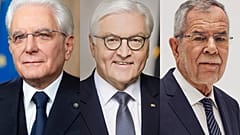 Mattarella, Steinmeier und Van der Bellen in einem gemeinsamen Appell zur Europawahl