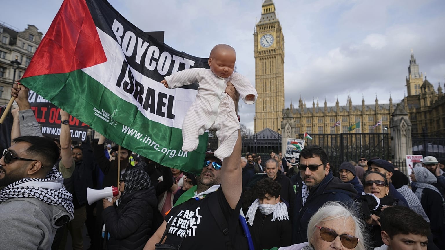 "Al-Kudsz" napi szélsőséges tüntetés Izrael ellen Londonban