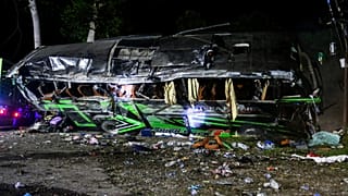 Εικόνα από το σημείο του δυστυχήματος