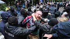 Protestas en Georgia. 