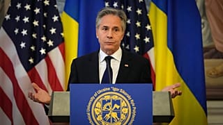 وزير الخارجية الأمريكي أنتوني بلينكن يخاطب الطلاب والأساتذة في معهد إيغور سيكورسكي للفنون التطبيقية في كييف، أوكرانيا، 14 مايو 2024