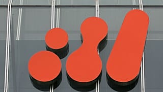 Mining giant BHP Billiton logo sits on the outside of their head office in Melbourne, Australia, Thursday, Nov. 27, 2008.