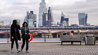 View of central London