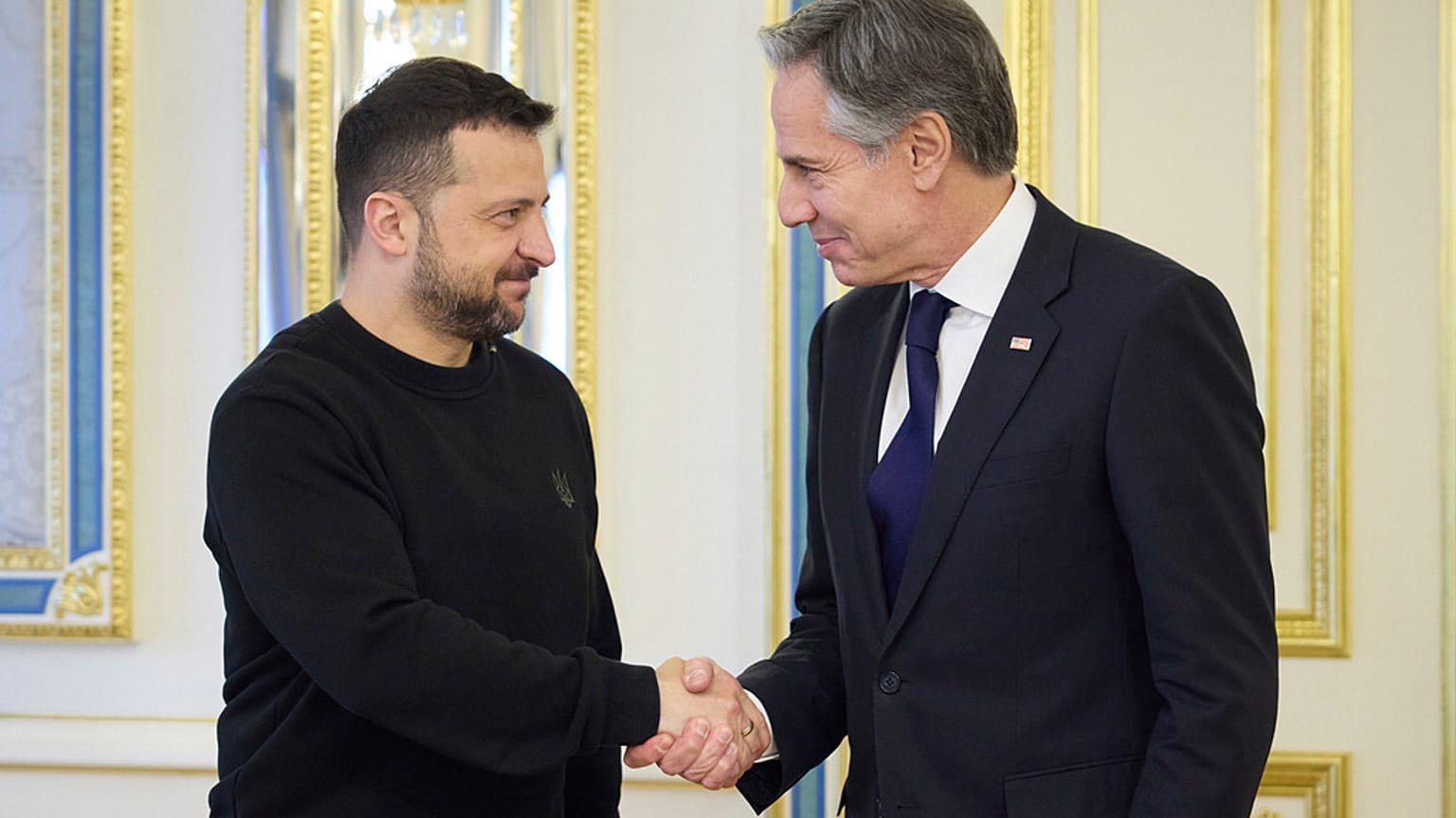 Βολοντιμίρ Ζελένσκι και Άντονι Μπλίνκεν