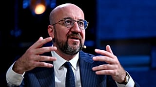 Charles Michel discursou na Cimeira da Democracia de Copenhaga 2024.