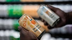 Cans of Olipop, a soda containing botanicals, plant fibers, and prebiotics, are shown at a Kroger supermarket, Friday, April 12, 2024, in Marietta, Ga. 