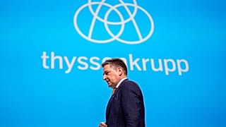 CEO of ThyssenKrupp AG, Miguel Angel Lopez Borrego, at the annual meeting of the German steelmaker in Bochum, Germany, Friday, Feb. 2, 2024.