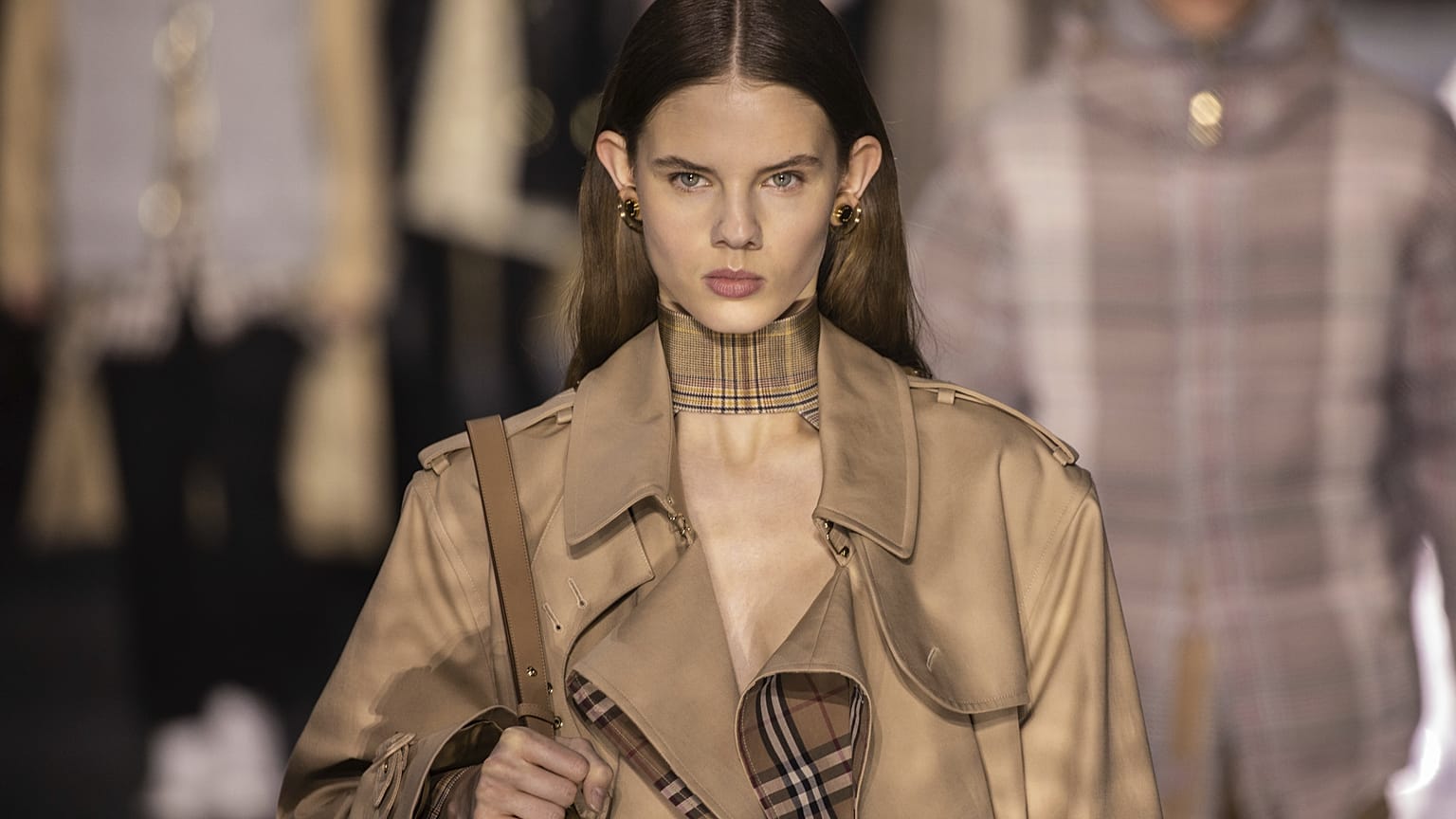 Burberry's Autumn/Winter 2020 fashion week runway show in London. Feb. 17, 2020.