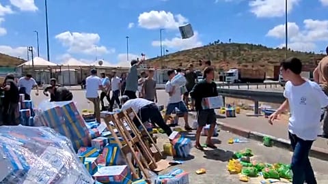 Israelis zerstören Hilfslieferung für Gaza