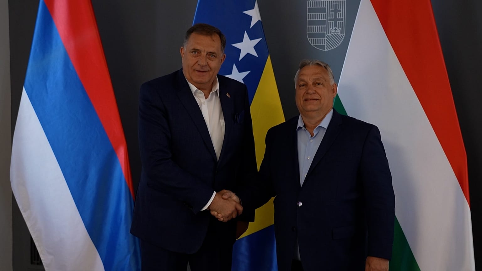 Milorad Dodik és Orbán Viktor Budapesten