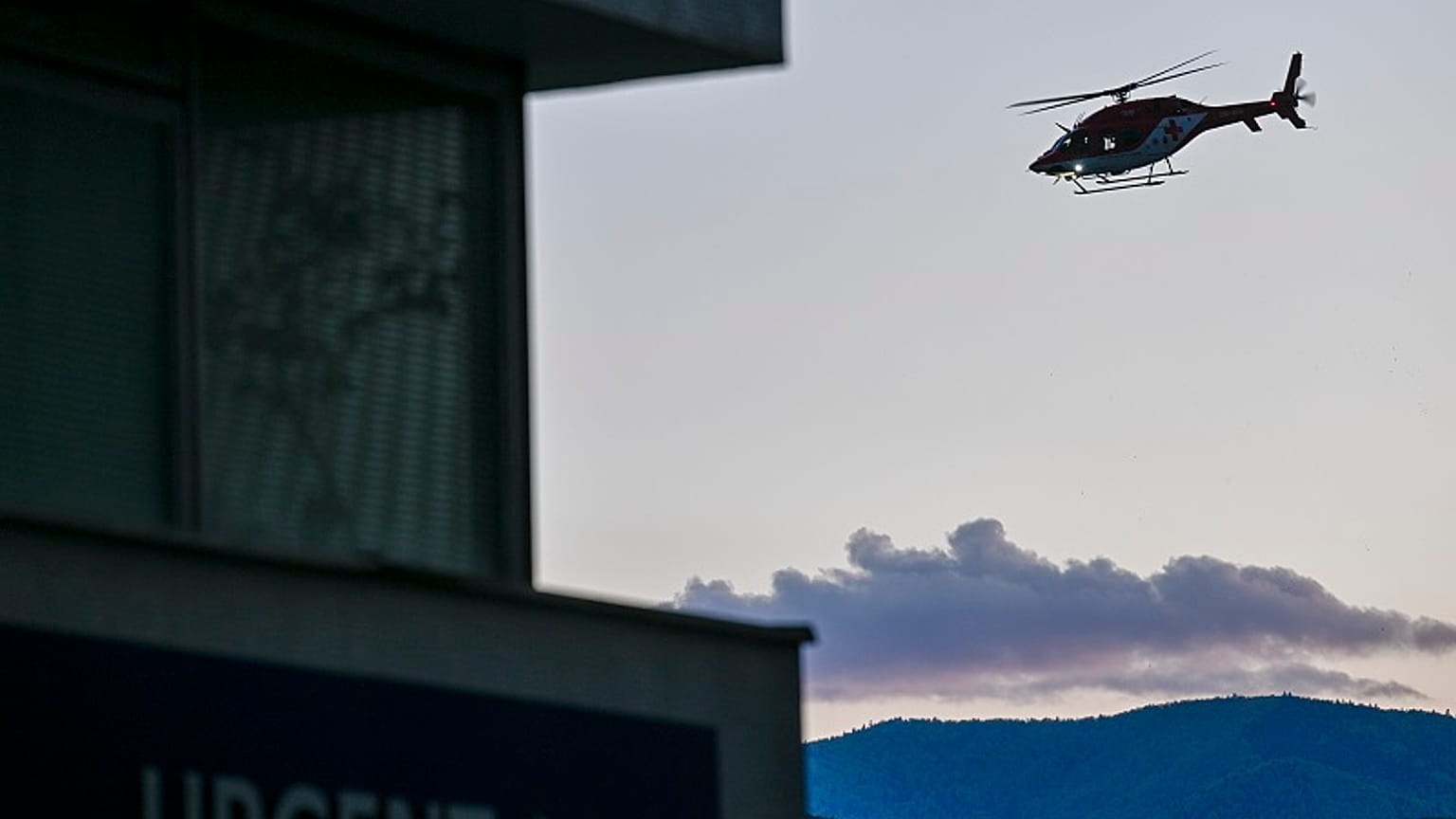 Un helicóptero.