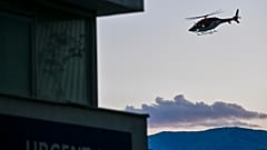 Un helicóptero.