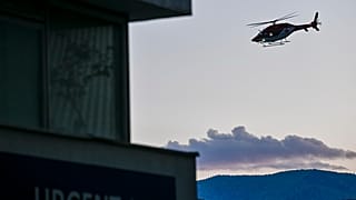 Un helicóptero.