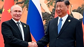 Il presidente russo Vladimir Putin e il presidente cinese Xi Jinping