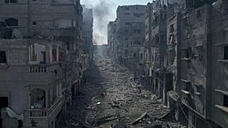 Κατεστραμμένη συνοικία στην πόλη Τζαμπαλίγια στη Λωρίδα της Γάζας