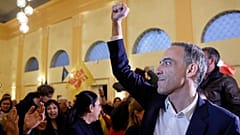 El candidato del Partido Socialista francés a las elecciones europeas Raphael Glucksmann.