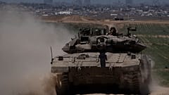 Ισραηλινό άρμα μάχης στη μεθόριο της Λωρίδας της Γάζας